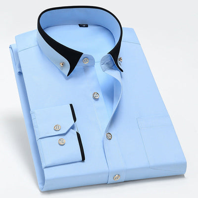 Patrik™ - Smart Casual Långärmad Skjorta För Män